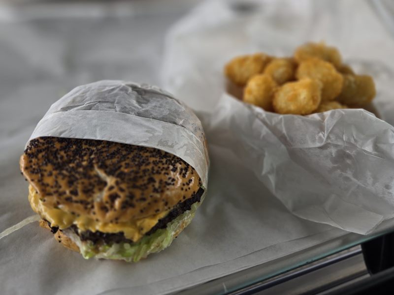 Keller's Hamburgers food